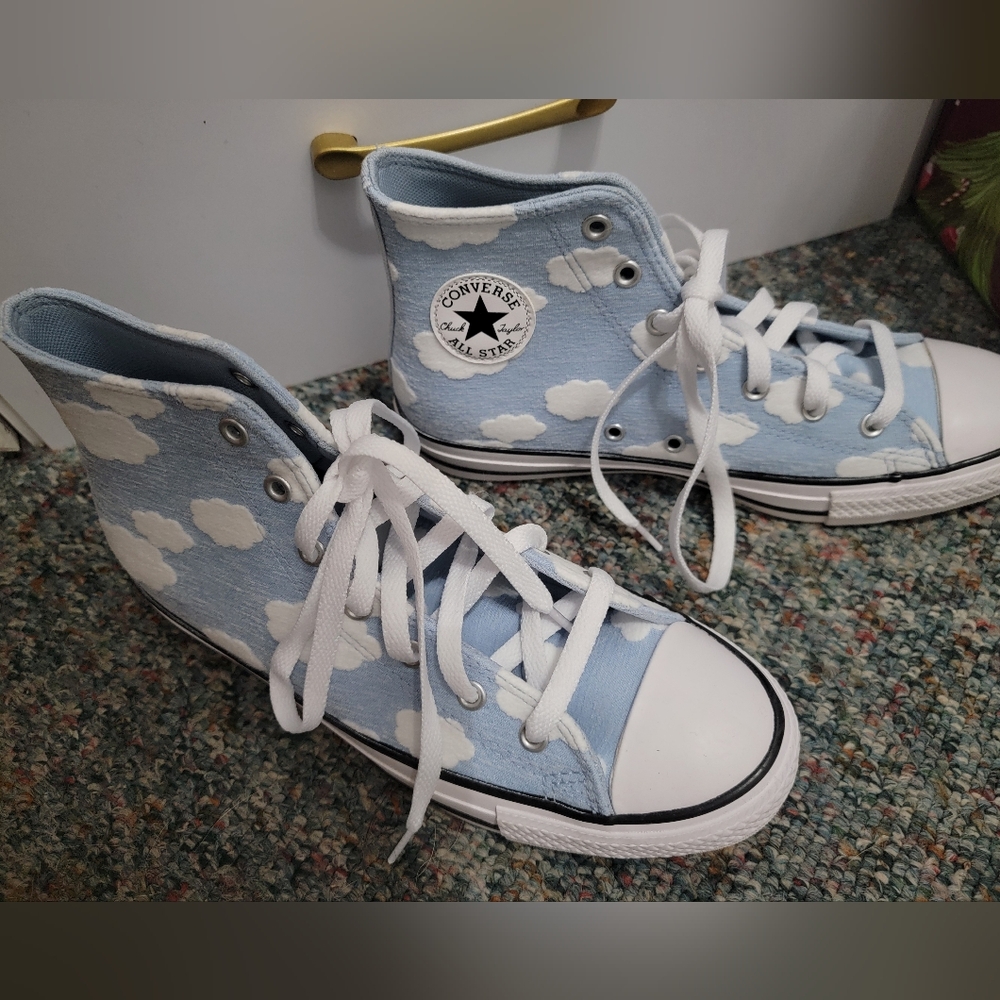 Converse Kids' Blue Cloud High-Top Sneakers